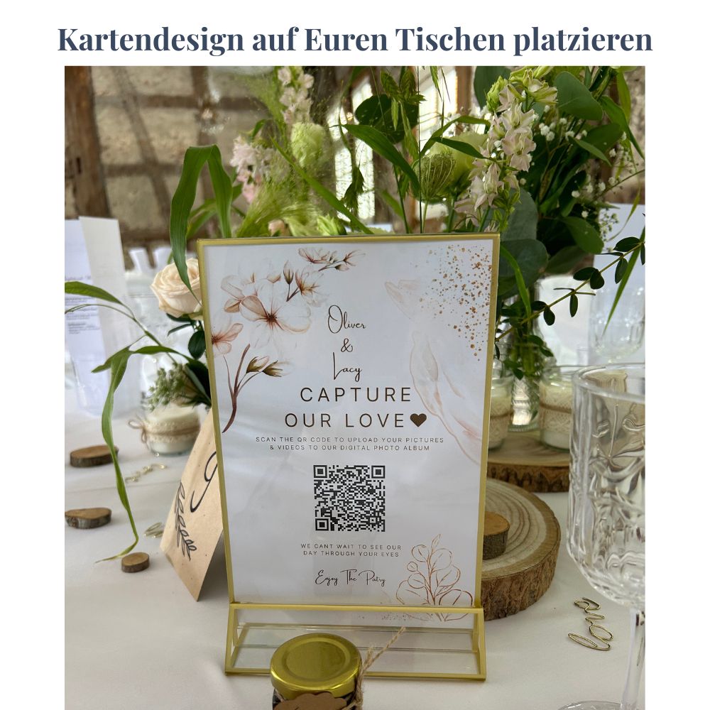 Hochzeits-Galerie inkl. QR-Code