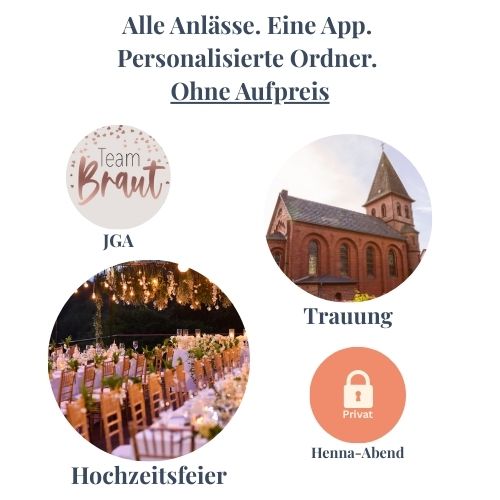 Hochzeits-Galerie inkl. QR-Code